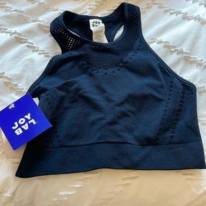 black workout tank top